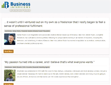 Tablet Screenshot of businessinterviews.com